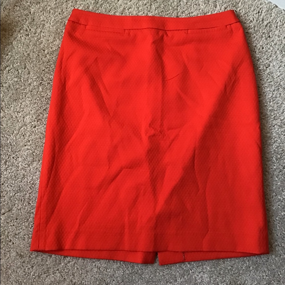 Halogen Red/Orange Pencil Skirt - 8